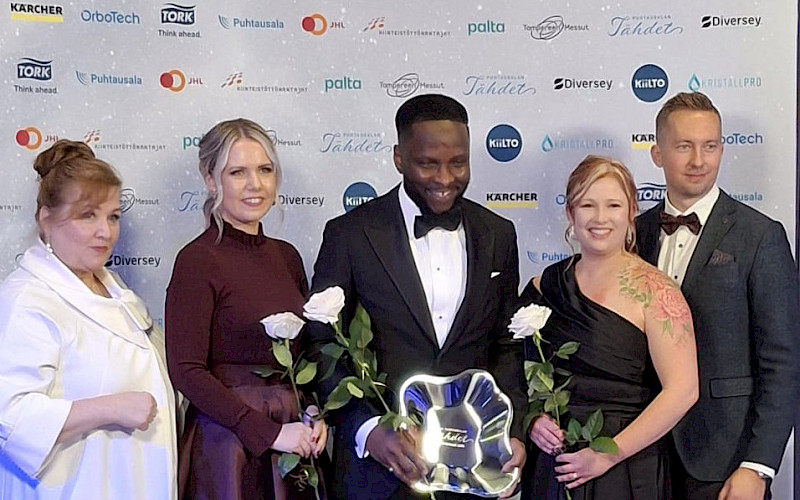 Puhtausalan Tähdet -gaalassa palkittiin vuoden parhaat osaajat