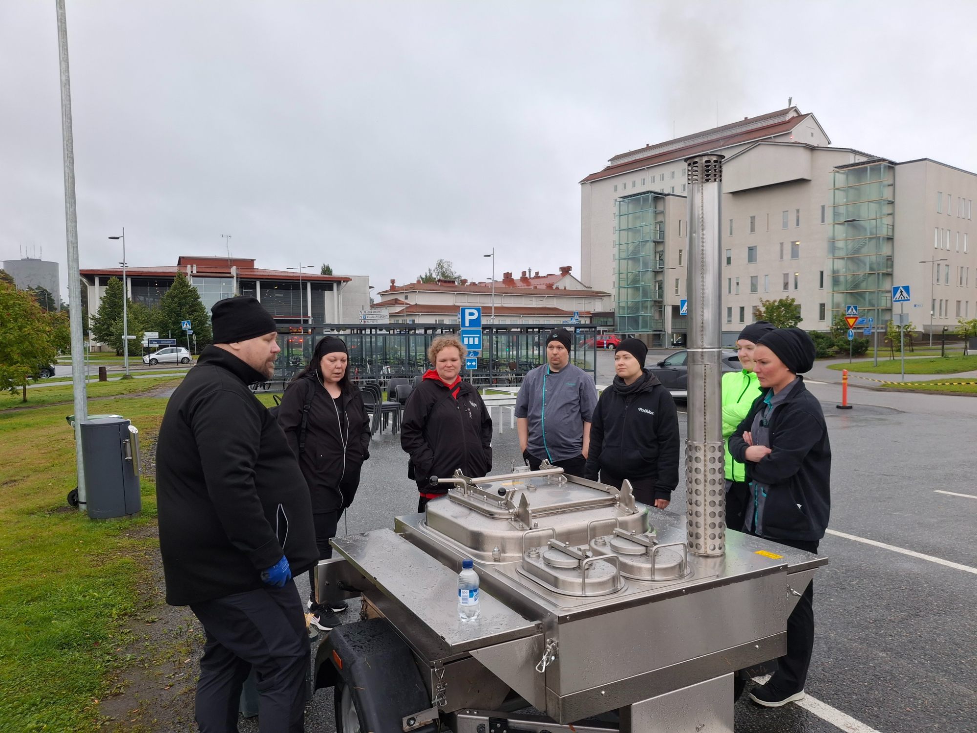 Roadshowssa harjoiteltiin kenttäkeittiötoimintaa